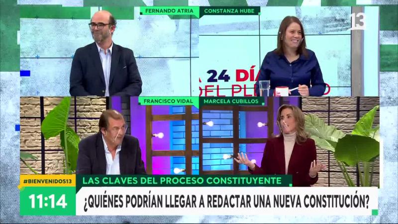 “Déjame hablar”: El cruce de Marcela Cubillos y Francisco Vidal en “Bienvenidos”