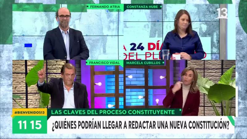 “Déjame hablar”: El cruce de Marcela Cubillos y Francisco Vidal en “Bienvenidos”