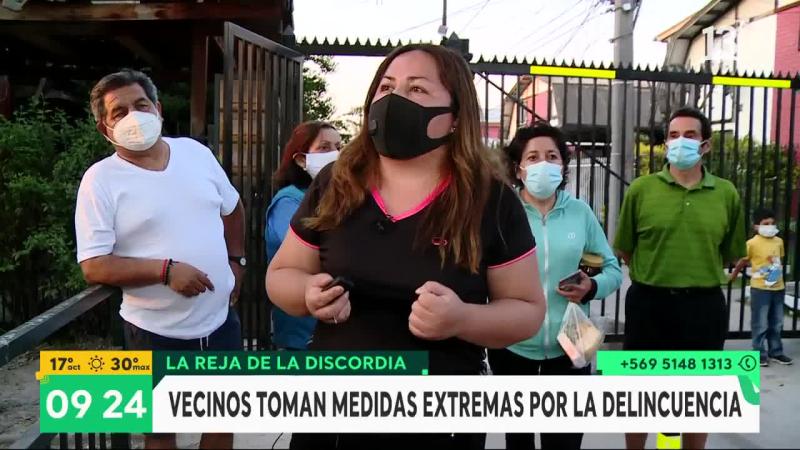 Vecinos en conflicto por instalación de una reja