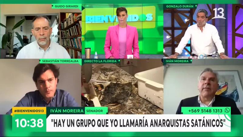 “Anarquistas satánicos”: Iván Moreira se desahoga por iglesias quemadas
