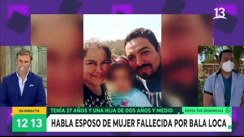 mujer fallecida por bala loca