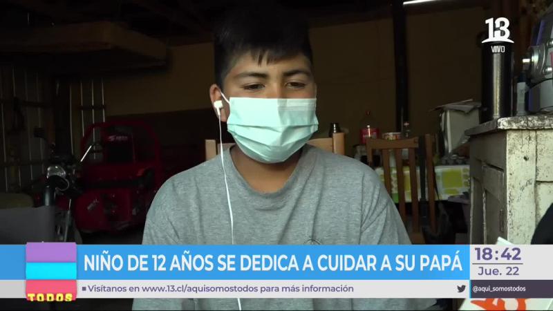 Niño emociona en Aquí somos todos: cuida a su papá con Parkinson