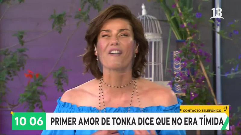 El divertido diálogo de Tonka Tomicic con su supuesto primer pololo