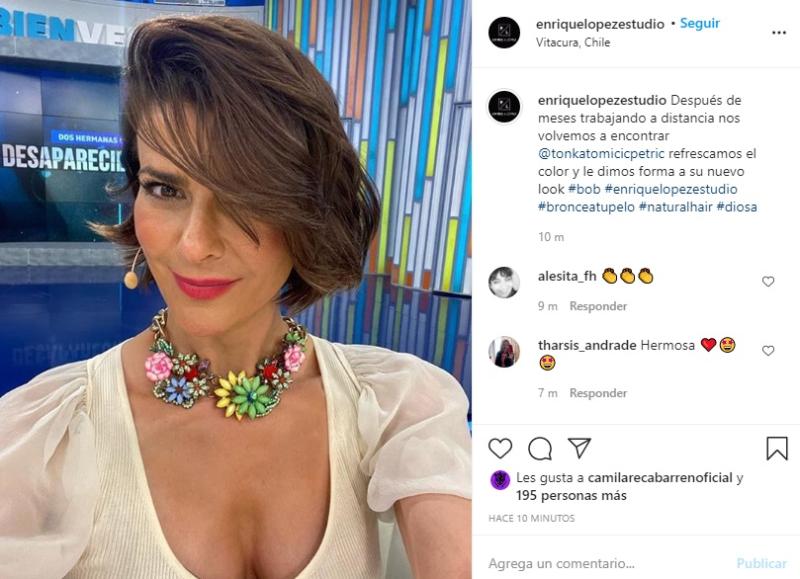 Tonka Tomicic estrena nuevo look con su pelo más largo