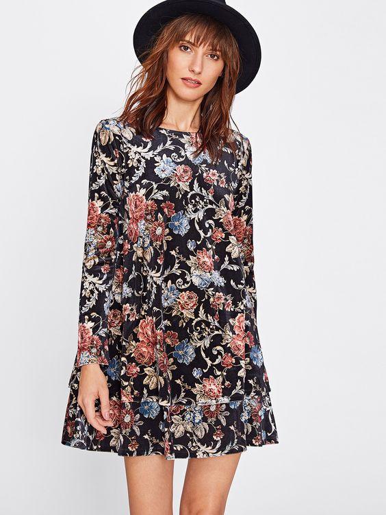 vestido suelto corto