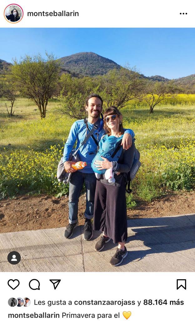 Montserrat Ballarín y “Chapu” Puelles sorprenden con postal familiar