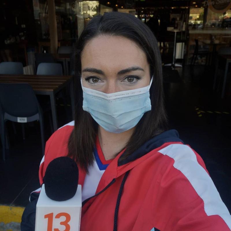 Clarisa Muñoz enseña cómo crece su vientre con el embarazo