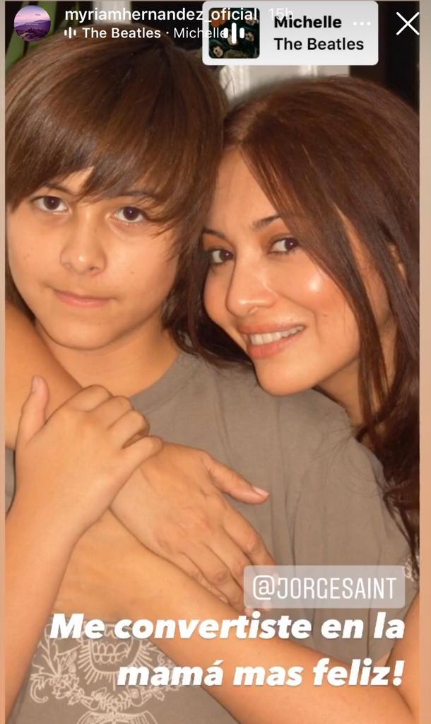 Myriam Hernández celebra cumpleaños de su hijo con fotos inéditas