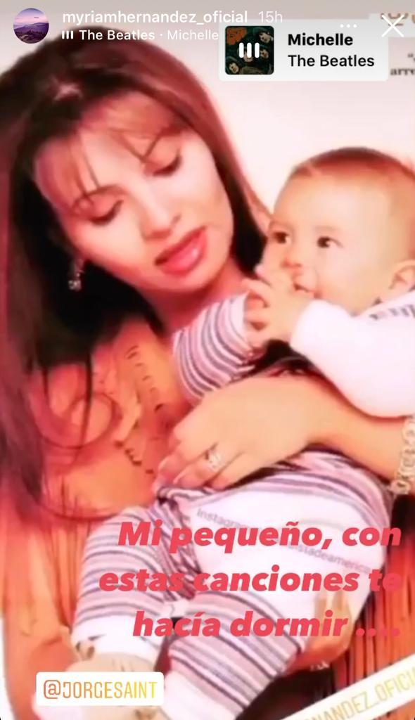 Myriam Hernández celebra cumpleaños de su hijo con fotos inéditas