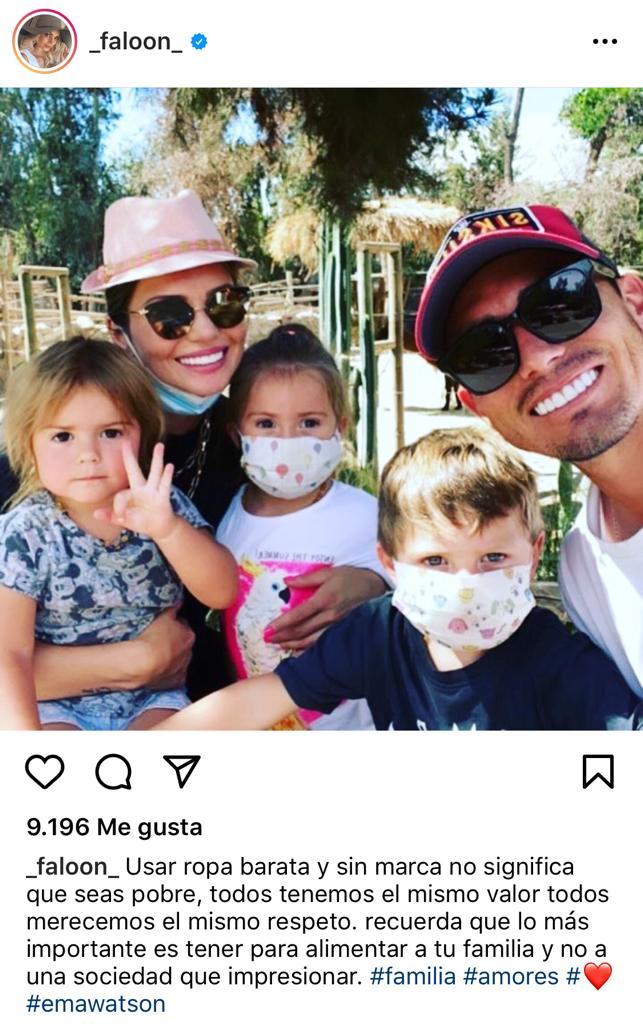 Faloon Larraguibel divide a seguidores con mensaje sobre “ropa barata”