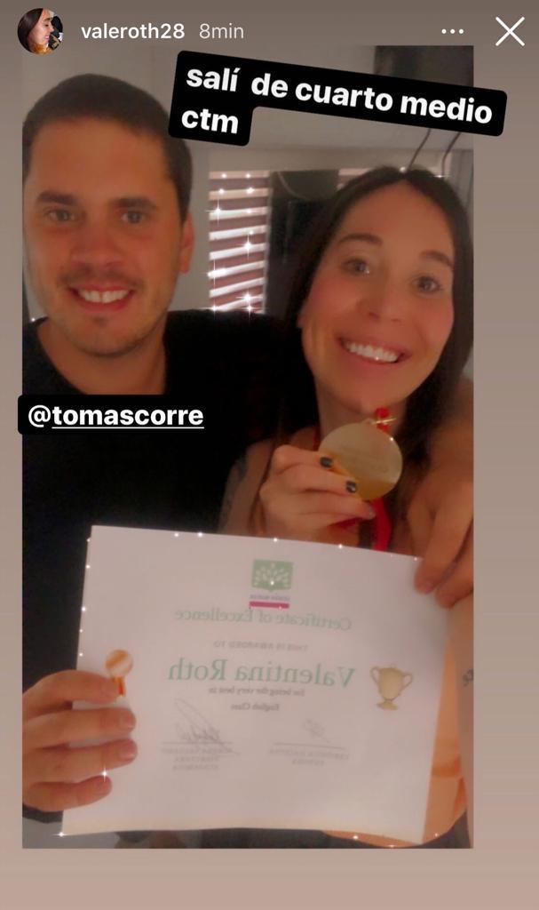 Vale Roth logró terminar su enseñanza media a los 29 años