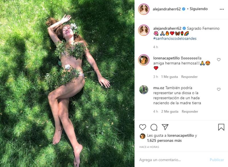 Actriz de Adrenalina se luce con elegante desnudo al aire libre