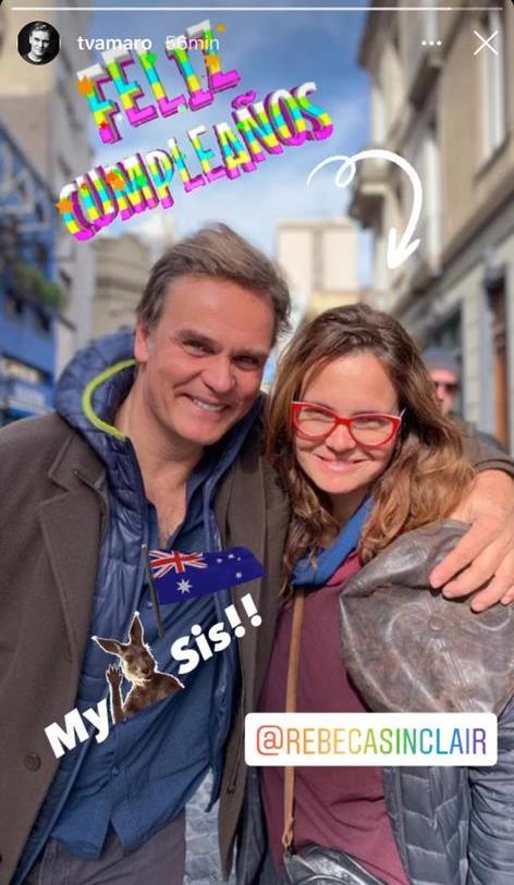 Amaro Gómez-Pablos muestra a su hermana por especial fecha