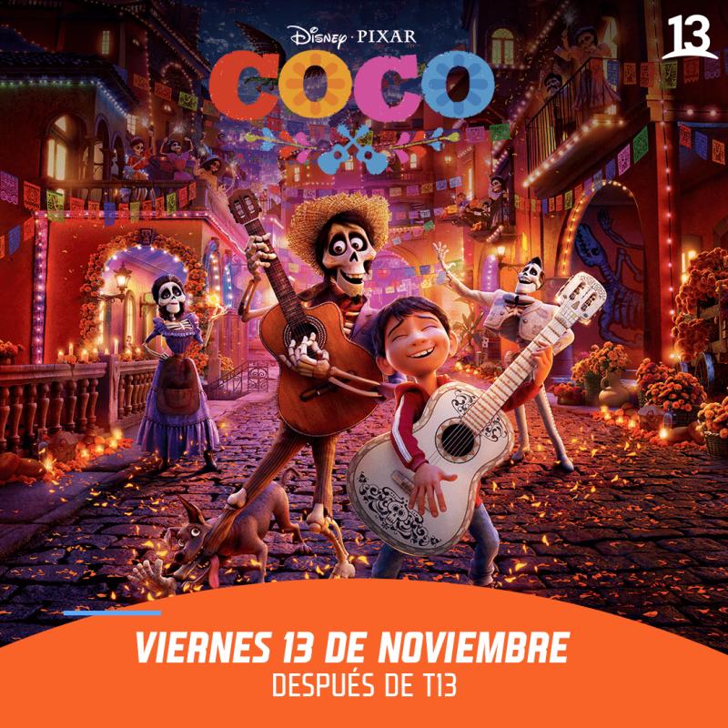 Coco llega a la televisión abierta de mano de Canal 13