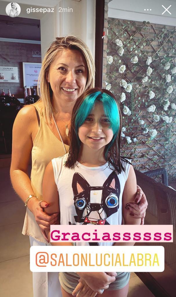 Hija de Mauricio Pinilla y Gissella Gallardo luce gran cambio de look