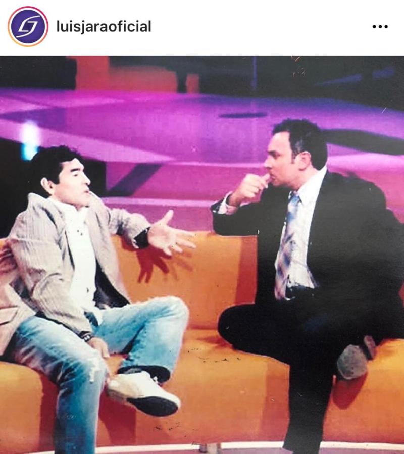 Luis Jara recuerda especial encuentro con Diego Maradona