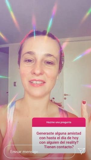 Eileen de “La Granja” mantiene contacto con sus ex compañeros