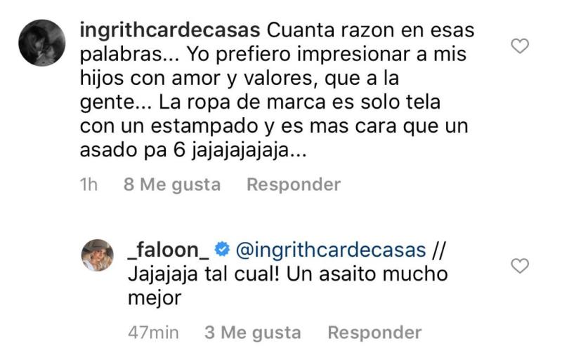 Faloon Larraguibel divide a seguidores con mensaje sobre “ropa barata”