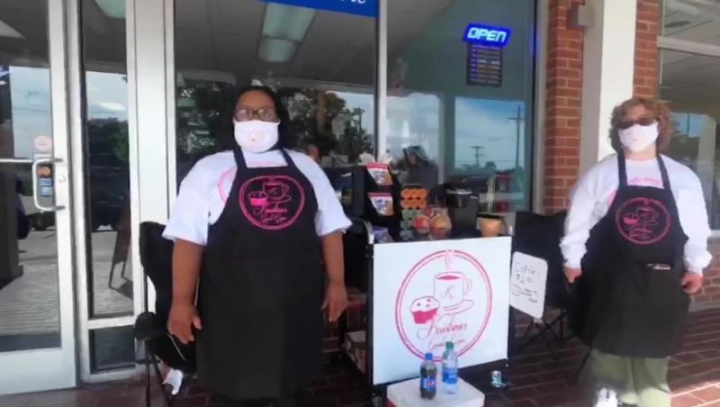 Kristina Kinsey y su café