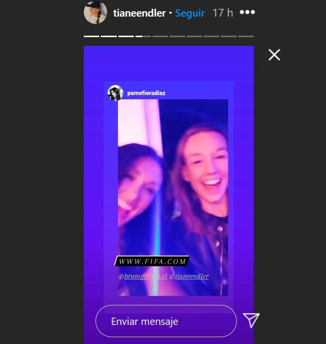 Pamela Díaz y Tiane Endler