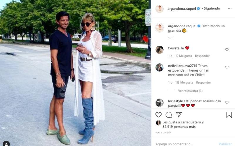 Raquel Argandoña presenta a nueva integrante de su familia