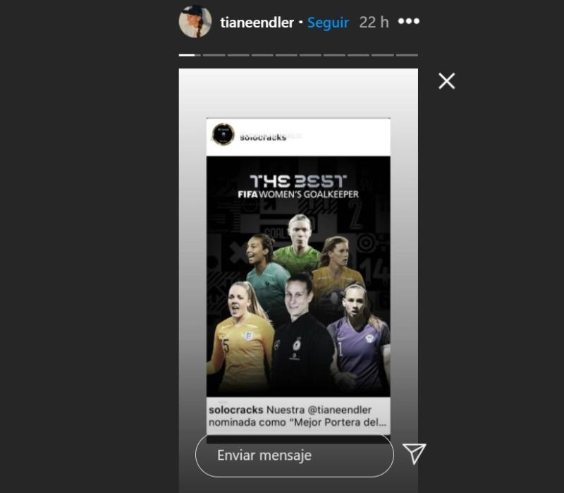 Christiane Endler en the best fifa