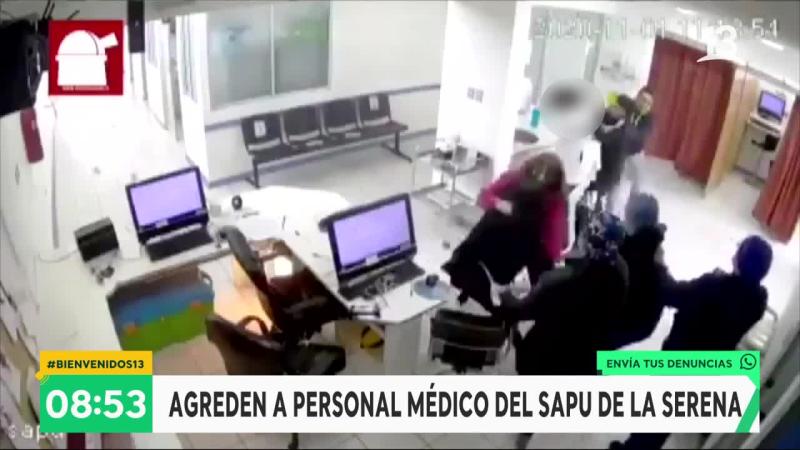 agredió al personal médico del Sapu