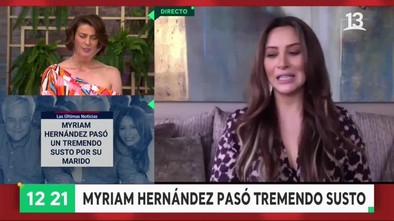 Myriam Hernández relata infarto que sufrió su marido: su rol fue clave
