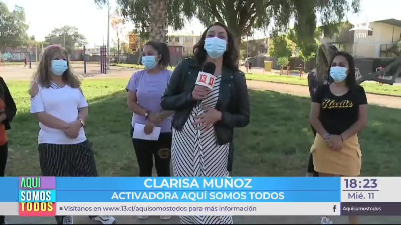 Clarisa Muñoz enseña cómo crece su vientre con el embarazo