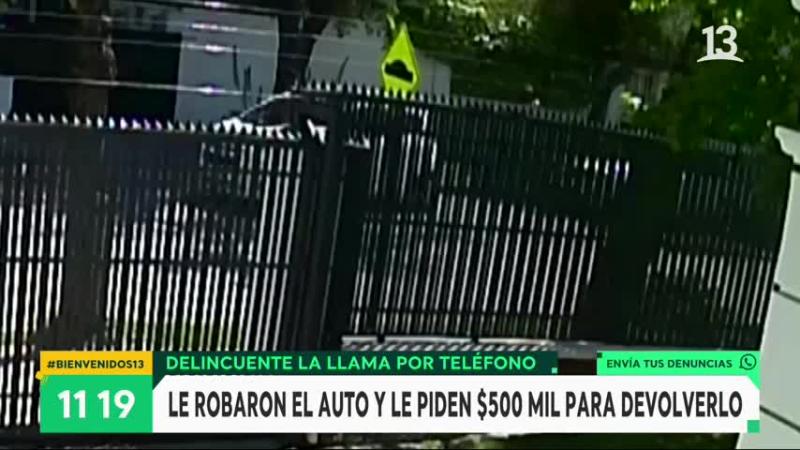 le robaron su auto y le piden dinero para devolverlo