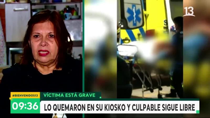 sujeto quemó un kiosko con su dueño