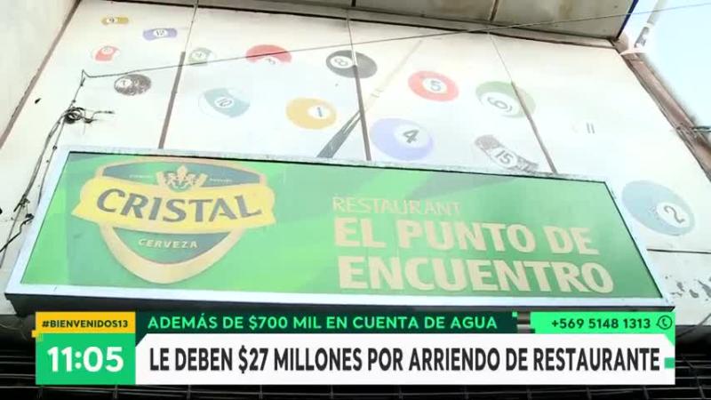 debe $27 millones por arriendo de restaurante