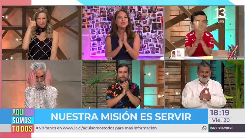 Miguelito sorprende con reacción al inicio de “Aquí somos todos”