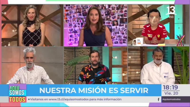 Miguelito sorprende con reacción al inicio de “Aquí somos todos”