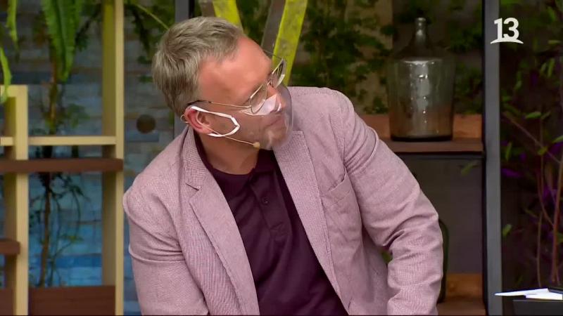 Cecilia Gutiérrez encara a Martín Cárcamo en “Bienvenidos”