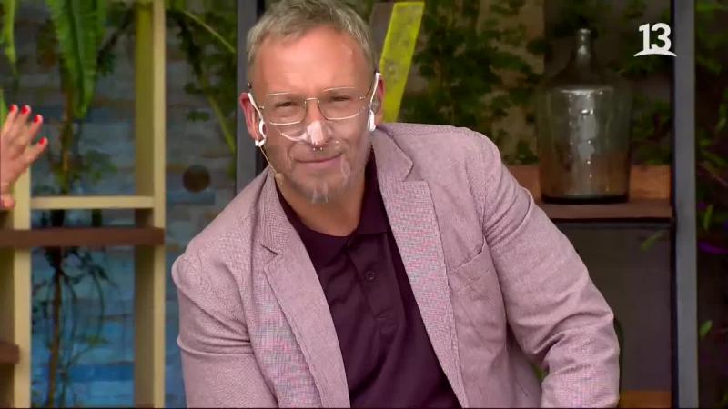 Cecilia Gutiérrez encara a Martín Cárcamo en “Bienvenidos”