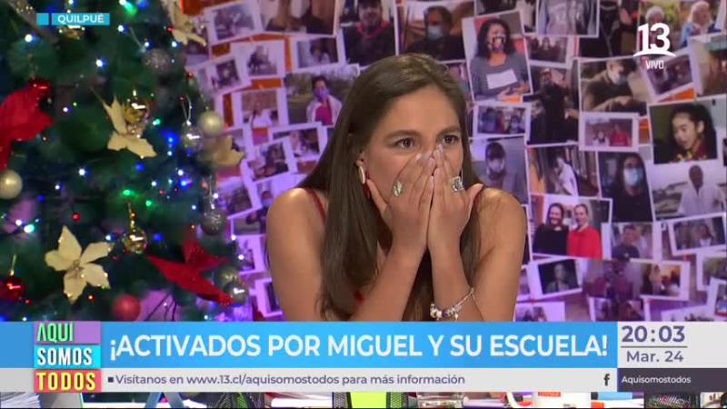 Sorpresiva donación de niño impacta a Ángeles Araya