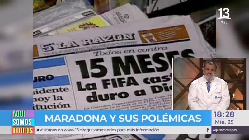 Emilio Sutherland por Diego Maradona: “Es un ídolo con pies de barro”