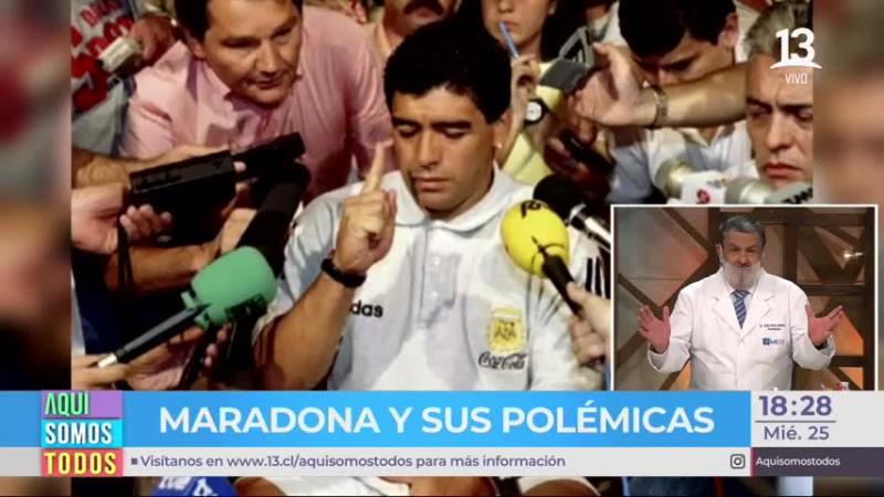 Emilio Sutherland por Diego Maradona: “Es un ídolo con pies de barro”