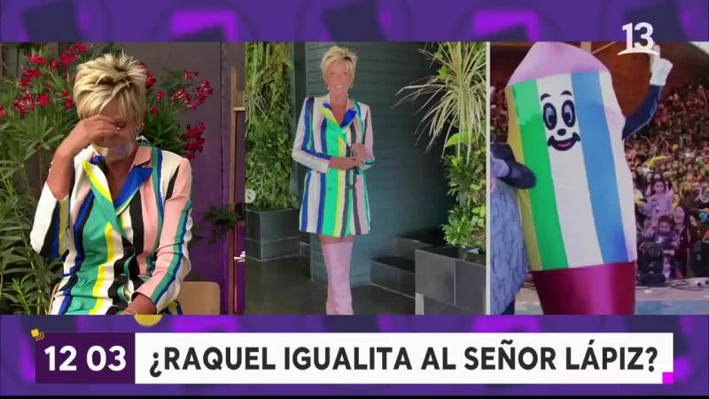 Raquel Argandoña fue comparada con el Señor Lápiz