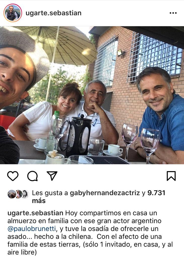 Doctor Ugarte sorprende al compartir asado con conocido actor