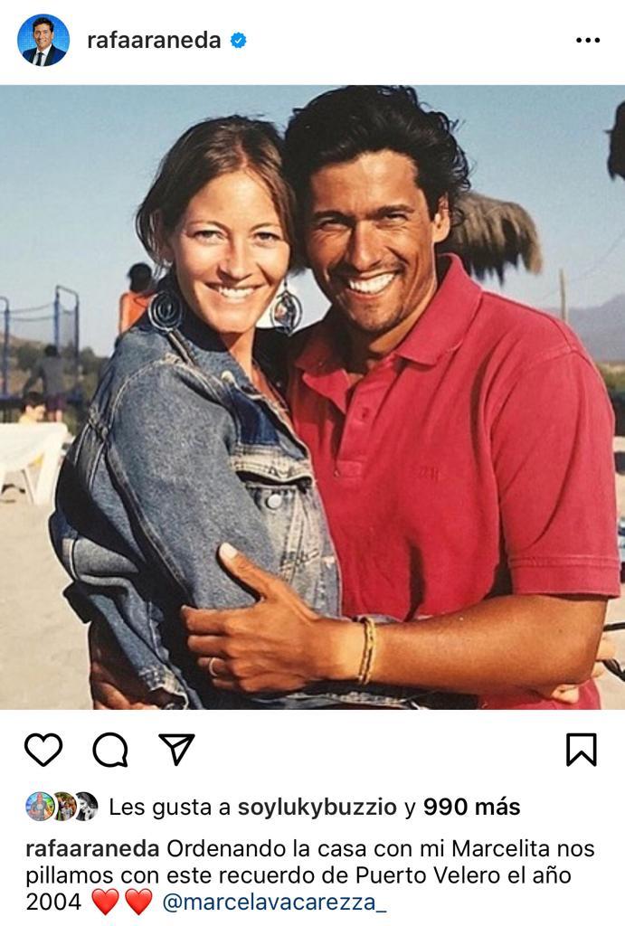 Luky Buzzio deja curioso mensaje en foto de Rafael Araneda