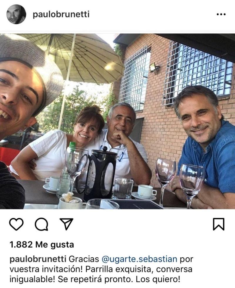 Doctor Ugarte sorprende al compartir asado con conocido actor