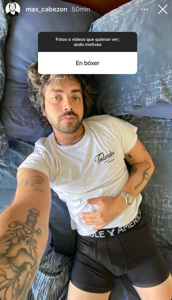 Max Cabezón impacta al compartir imágenes de él sin censura