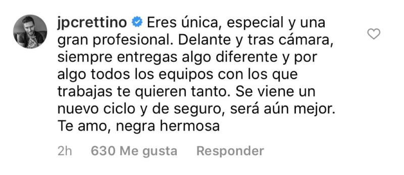 JP Cretton dedica romántico mensaje a Pamela Díaz en día clave