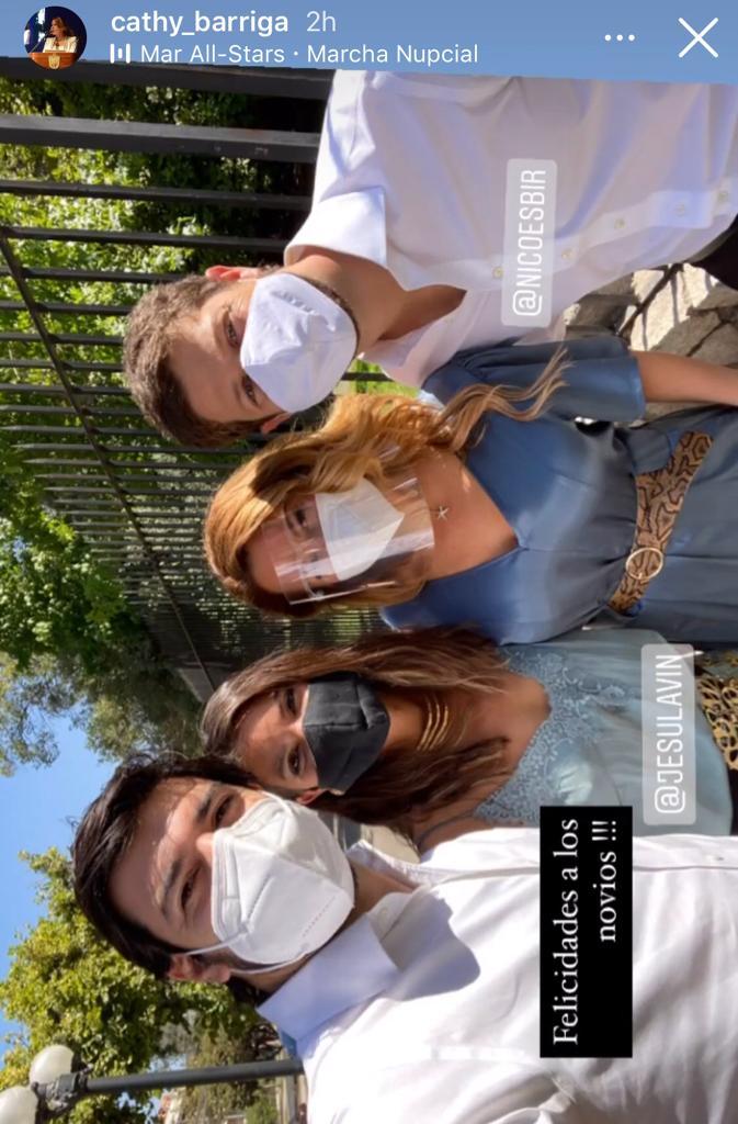 Cathy Barriga rescata a gato antes de asistir a matrimonio