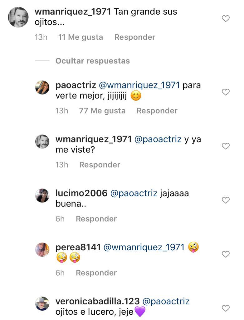 Paola Troncoso responde a seguidor que habló de sus ojos