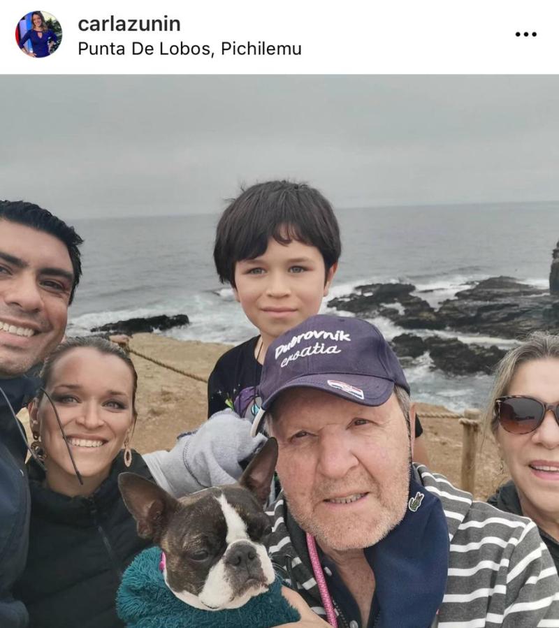 Carla Zunino muestra su pareja en romántica imagen playera