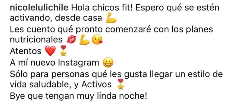 Luli se pelea con seguidores tras anunciar que hará planes nutricionales