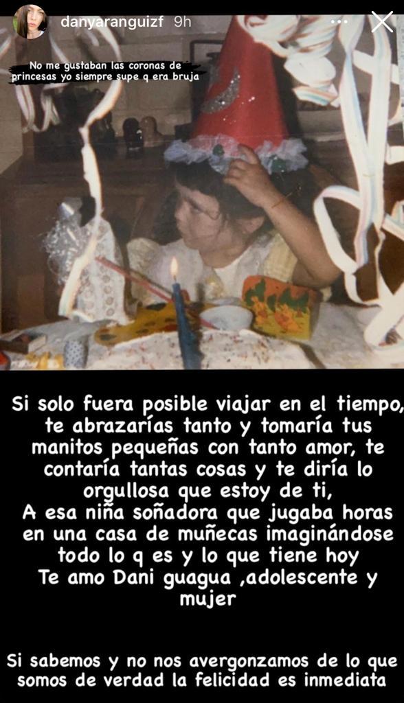 El profundo mensaje de Daniela Aránguiz por su cumpleaños